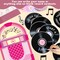 Vintage Record Bulletin Board Set - Retro Purple Music Theme Classroom Decor - 72 Pcs Make This Year A Hit Writable Cutouts & Record Player for Back to School, Nursery & Mental Health Wall Decor